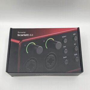 Focusrite Scarlett 4i4 4th Gen Studio Recording USB Audio Interface SEALED